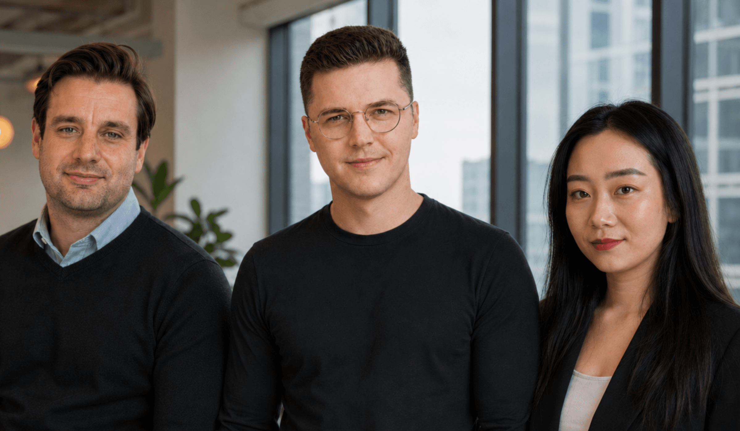The Alfa founding team in their office